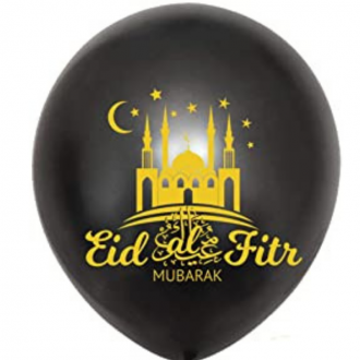 Ballons noirs Eid al Fitr