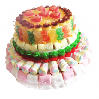 Gâteau de bonbons 3 étages