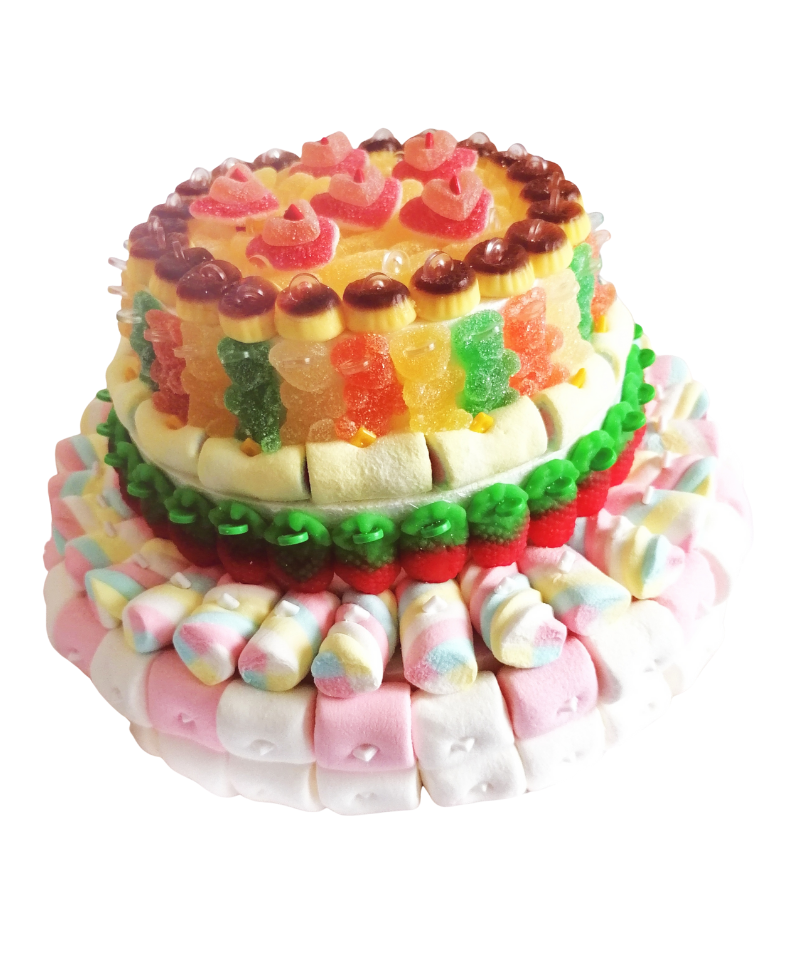Gâteau de bonbon personalisé