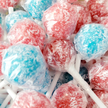 Sucettes gum acidulées