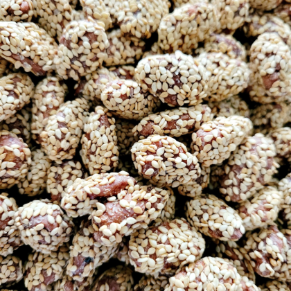 Amandes caramélisées sésames