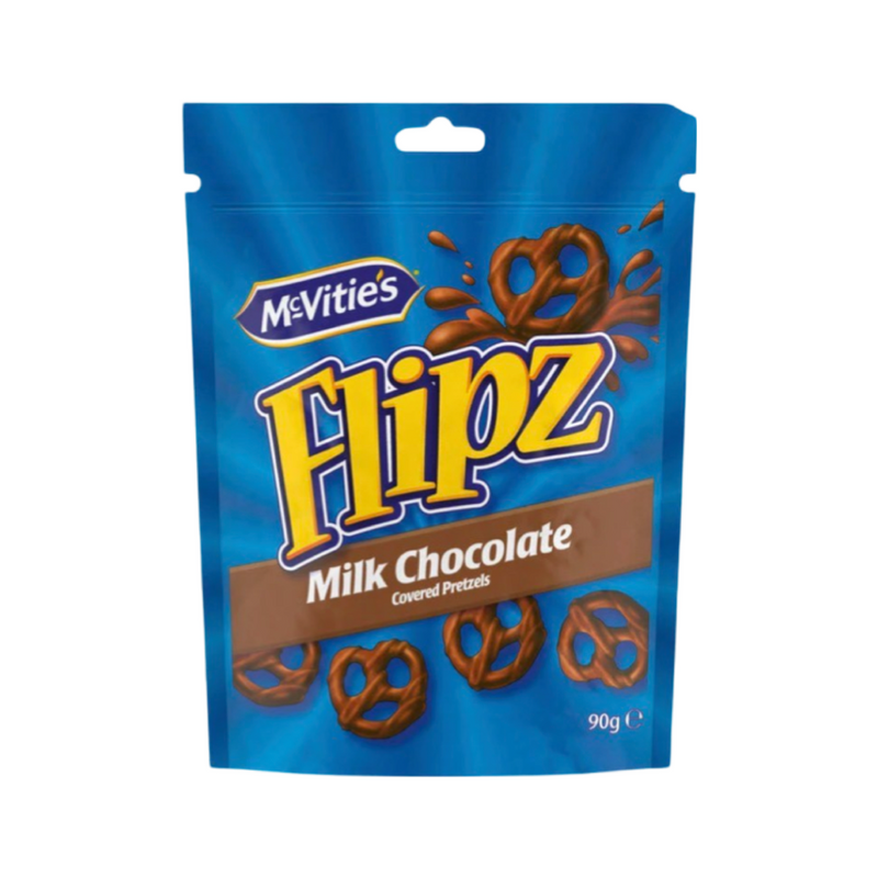 Bretzels Flipz chocolat lait Bretzels Flipz chocolat lait
