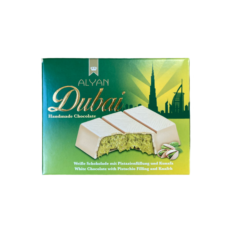 Tablette Alyan Dubai chocolat blanc