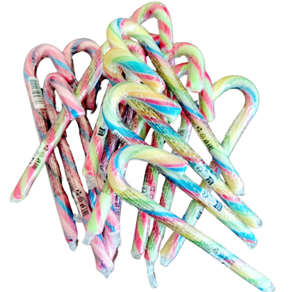 Sucres d'orge multicolores