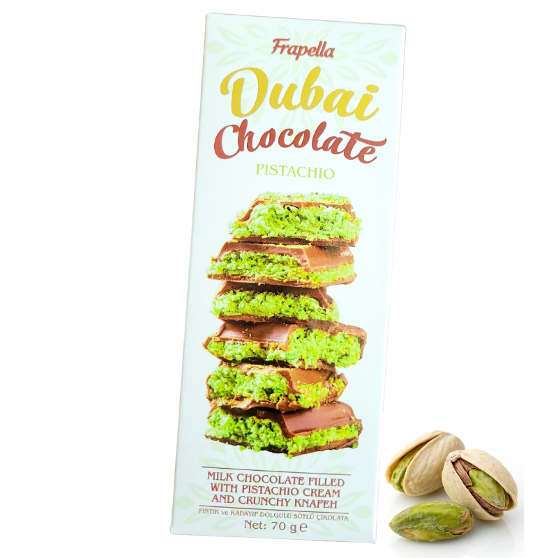 Tablette chocolat Dubai 70gr Tablette chocolat Dubai 70gr