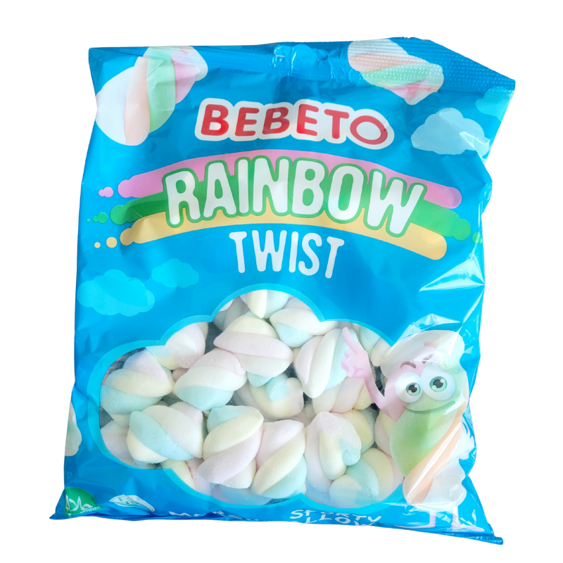 Marshmallows rainbow twist 250gr