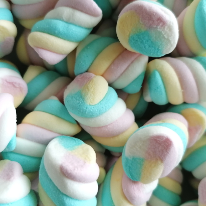Marshmallows rainbow