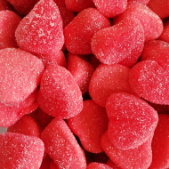 Coeurs framboise fourrés