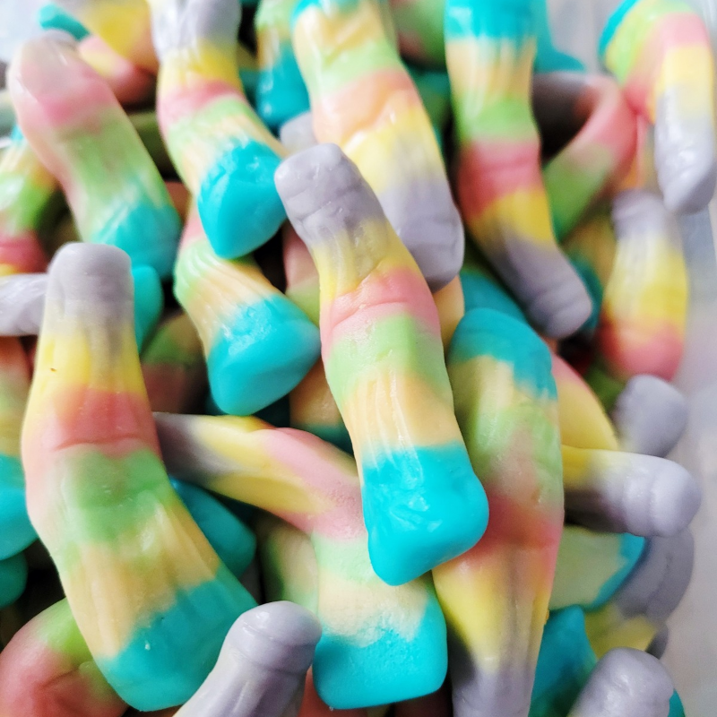 Bouteilles multicolores