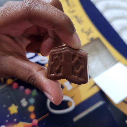 Calendrier 30 cases 30 chocolats au lait