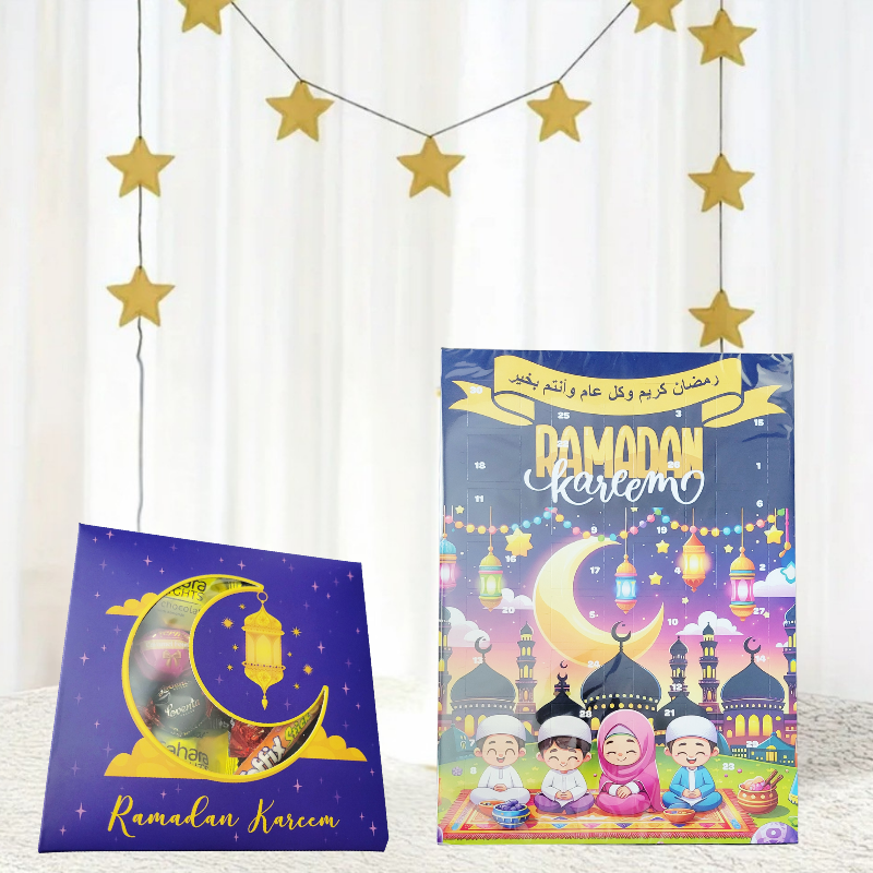 Pack famille Ramadan calendrier chocolat & coffret gourmand