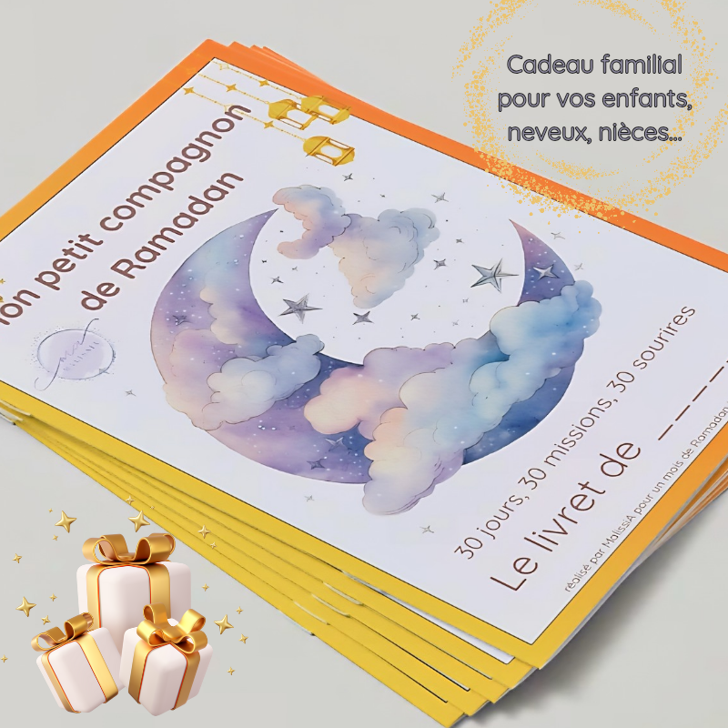 Cadeau idéal pour vos enfants, nièces, neveux ou proches avec ce livret d'activités spécial Ramadan