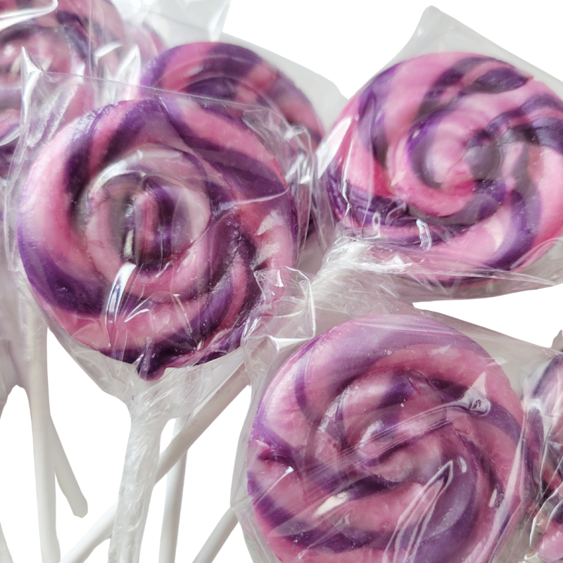 Sucettes spirale swigle pop framboise