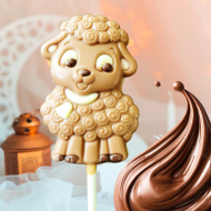Sucettes chocolat au lait mouton spécial Eid