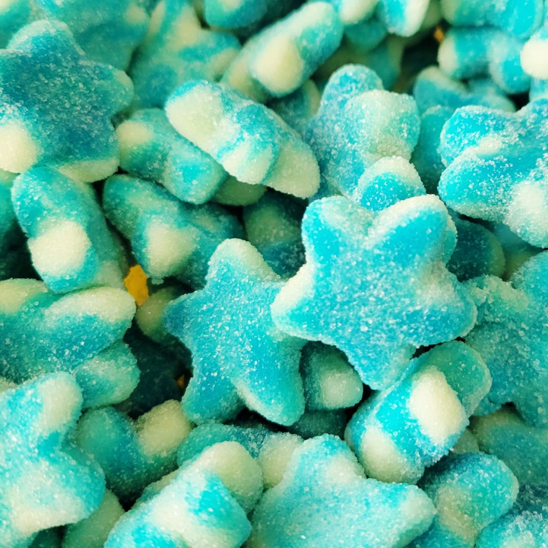 Étoiles twist framboise