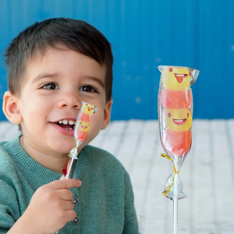 Sucettes coeurs vegans
