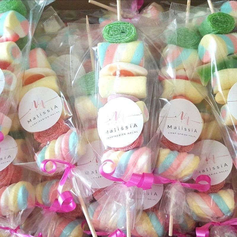 Brochettes de bonbons Brochettes de bonbons