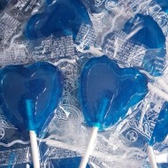 Sucettes coeurs bleues Sucettes coeurs bleues